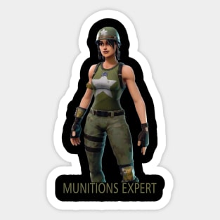 Munitions Expert Sticker